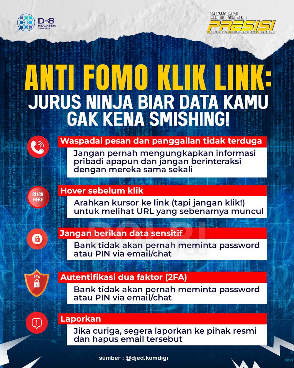 Lagi asyik scrolling, tiba-tiba dapat SMS menang undian atau paket nyasar? Wait, jangan langsung diklik ya! Modus Smishing atau penipuan lewat pesan singkat lagi marak mengincar data pribadi kita.