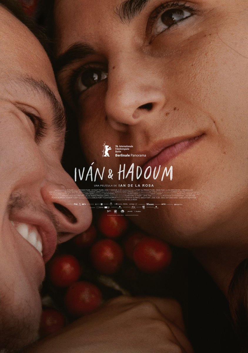 Este verano T🍅MAT🍅 fever  
Primer póster de IVÁN &amp; HADOUM ❤️‍🔥
Mañana premiere mundial en #Berlinale 
Marzo estreno nacional en <a href="/festivalmalaga/">Festival de Málaga</a> 
19 de junio en los mejores cinemas