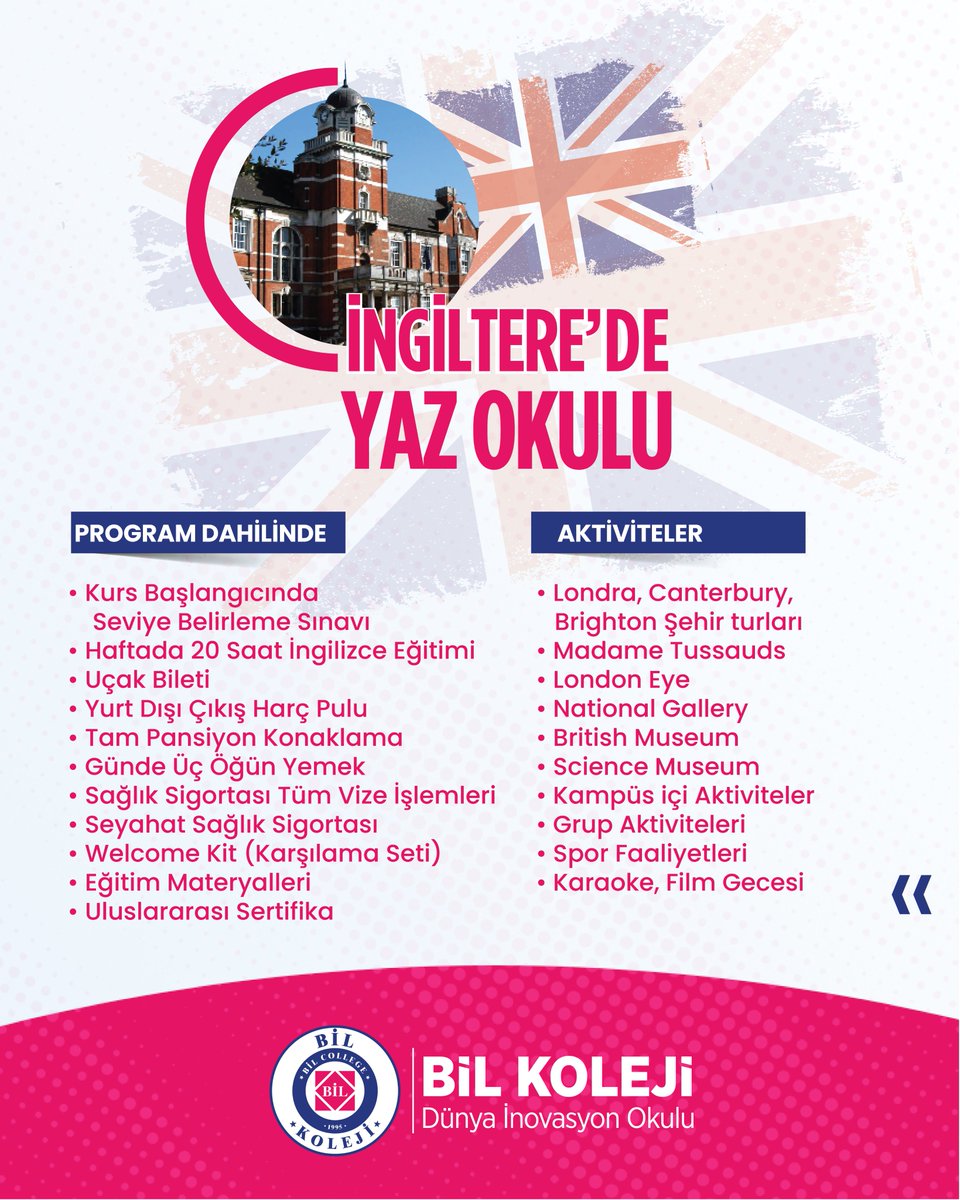 İngiltere'de Yaz Okulu 
🏫 University of Greenwich 
Medway Campus