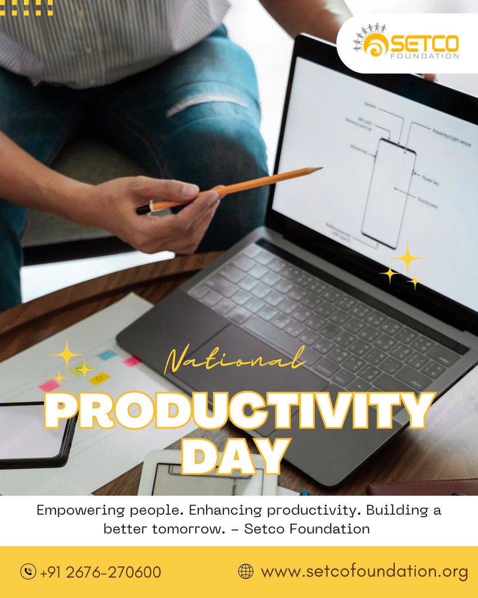 SetcoFoundation's tweet photo. On #NationalProductivityDay, we reaffirm that true productivity begins with empowered people and strong communities.

Education, health, and opportunity drive sustainable growth.
#InclusiveDevelopment #SetcoFoundation #BuildingBetterTomorrow https://t.co/Y6ptHpzRW5