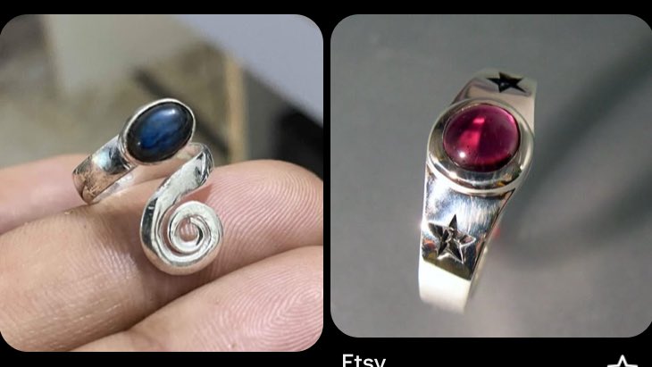 #rukidoe rings 💙❤️