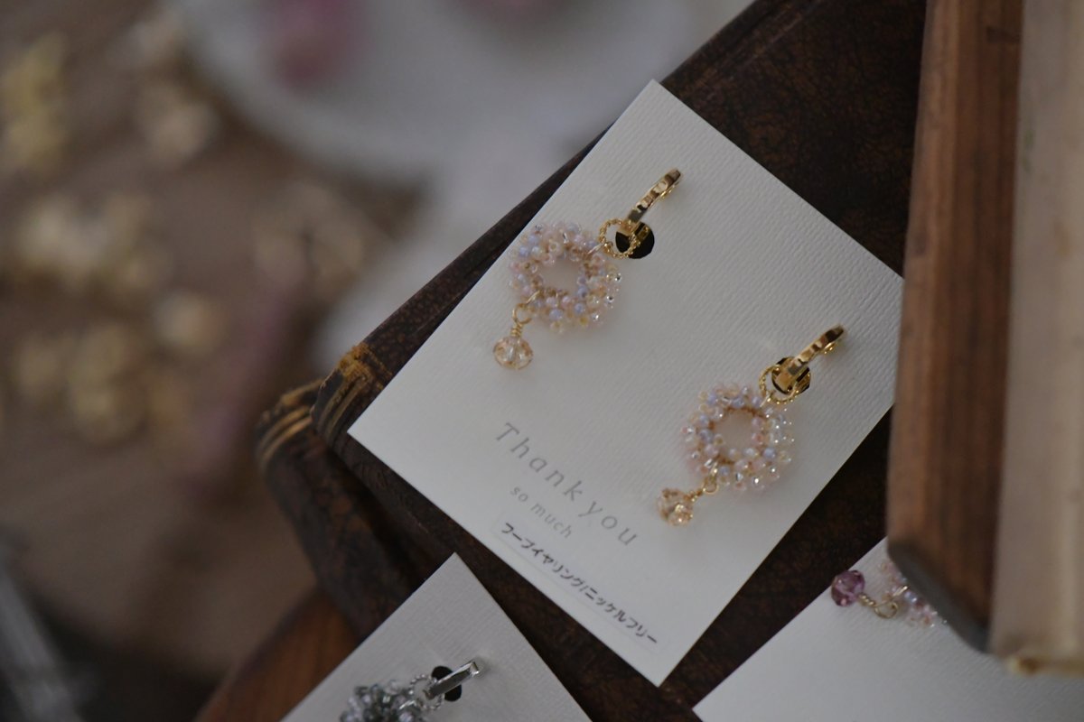 ハンドメイドピアス