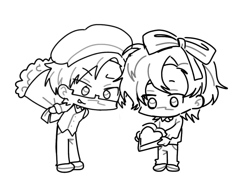 i need to do references of my valentine day jyudo i wosh someone will draw them one day