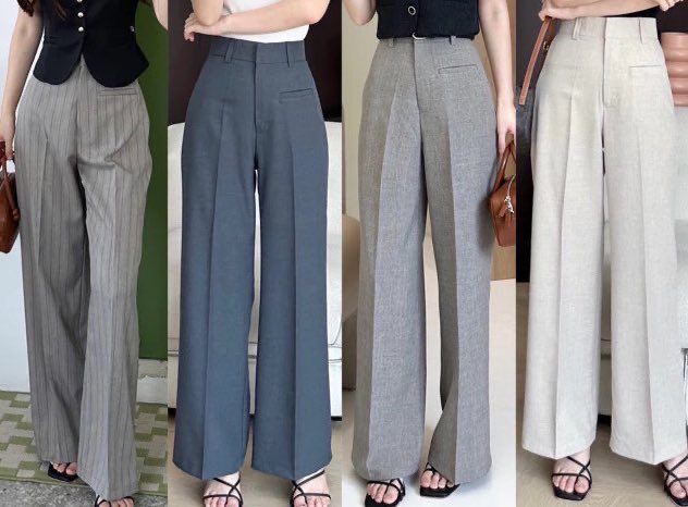 อันนี้รวมกางเกง 4 แบรนด์ไทยที่ชอบ+ตรงปกที่สุด คือใส่ยังไงก็สวย พรางหุ่น ดูขายาว ใส่แล้วดูสูง ผ้าดี คัตติ้งดี ในงบ 3-400 บาท⭐️