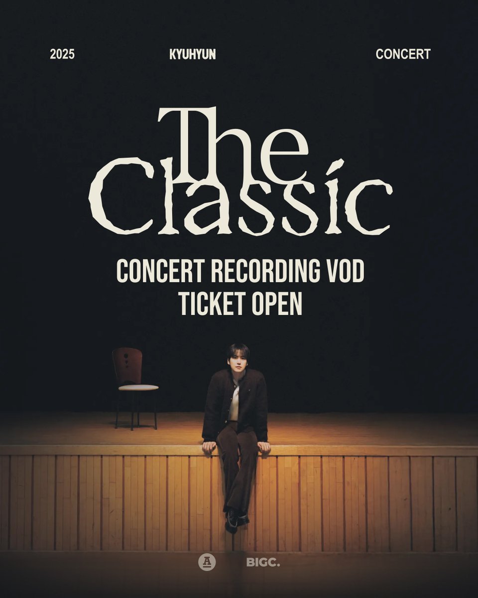 2025 규현 (KYUHYUN) Concert ‘The Classic’
🎥콘서트 중계 VOD TICKET OPEN

콘서트 중계 VOD가 오픈되었습니다!
규현의 목소리로 완성된 클래식을 다시 감상해보세요♫🎻

The concert recording VOD ticket is now available!
Revisit KYUHYUN’s timeless concert,'The Classic',
brought to life