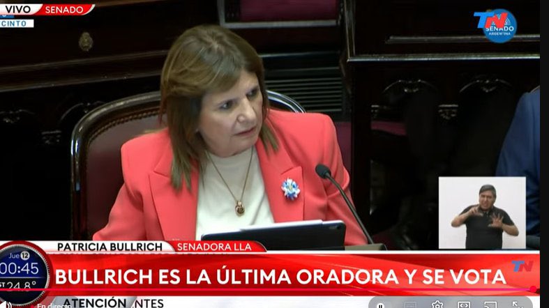 La persona más dañina desde el retorno de la democracia. Argentina va a ser próspera el día que Patricia Bullrich deje de participar en política.