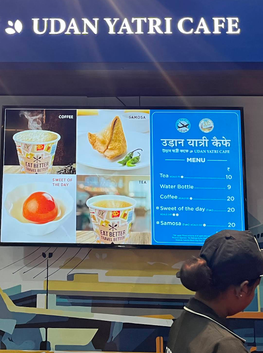 NalinisKitchen's tweet photo. I am not against the Udan Yatri Café, but it wasn’t even needed.
~ 4 crore people travelled by flight in a year
~ 720 crore people travelled by train in a year

The real issue is train food. Why is no one focusing on that?

A person travelling by flight is obviously capable of buying a samosa for ₹100. Even theatres sell samosas and popcorn for ₹120, and the middle class buys them happily.

All the government needed to do was control the prices at airports instead of giving a ₹20 samosa. A samosa shouldn’t cost ₹200 at an airport, but it also shouldn’t be ₹20.

Rich people are solving problems for the rich.

Let’s think about the 720 crore people who travel by train and are served the worst quality food.

This is the real issue.