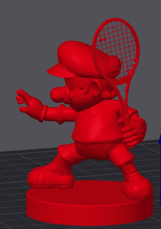I’ve been a busy bee. I did my first test print of Harry. I also modeled a Mario’s tennis figure and have that printing currently. #virtualboy #nintendo #retrogaming #amiibo