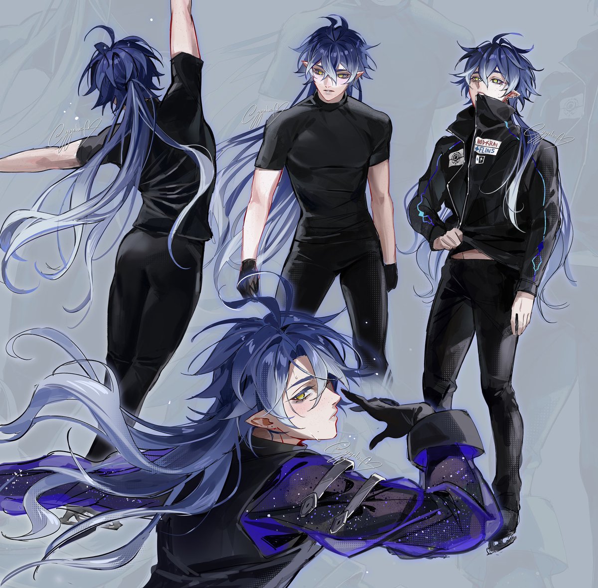 ggelus_'s tweet image. Figure skating AU (kinda??) ❄️⛸️

 Or I just wanted to draw Flins ice skating

#Flins #genshinimpact   #原神