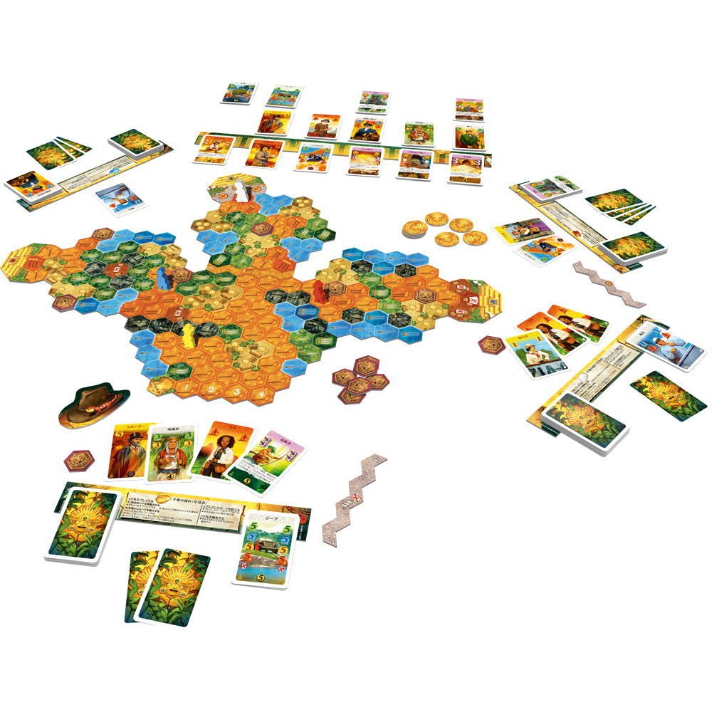 ArclightGames's tweet photo. 【新商品】旅の末、探検隊は黄金都市エルドラドに到着しました。3つの宝石を集め、宝物庫への扉を開きましょう！ガーディアンやエルド（金貨）、松明、「大冒険」など新要素が盛りだくさんの独立型拡張『エルドラドを探して 新版 黄金の神殿』は3月20日発売予定！
https://t.co/q6mWMT0T5X https://t.co/b8tU2YQ8Rh