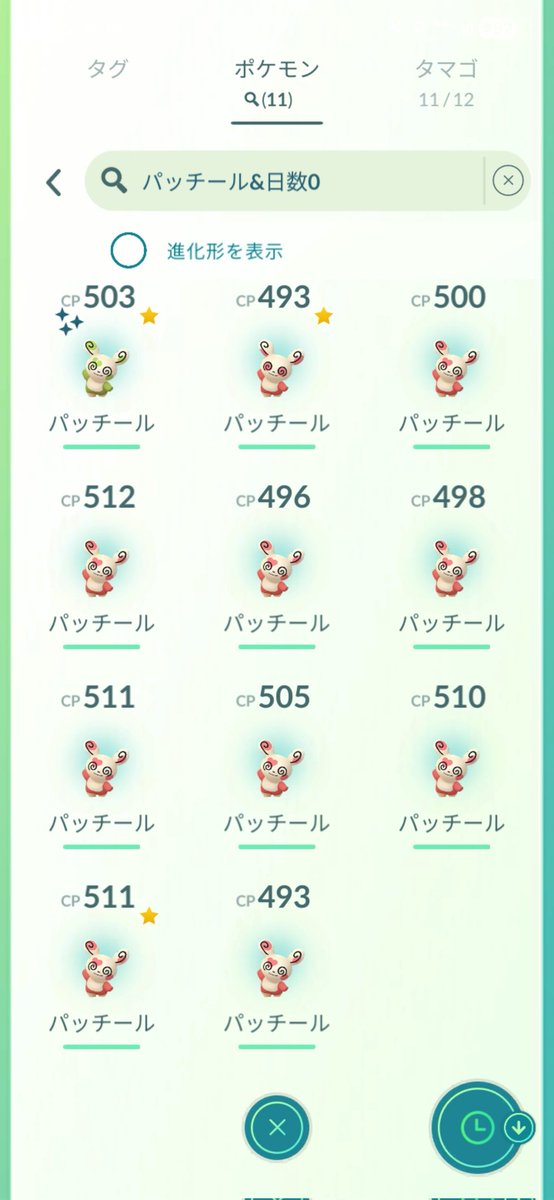 1207Family's tweet photo. フィールドリサーチ
今は通常のパッチールいらないんだけど

#ポケモンGO
#PokemonGO 
#パッチール
#色違い
#ハート模様 https://t.co/OI576ys4EX