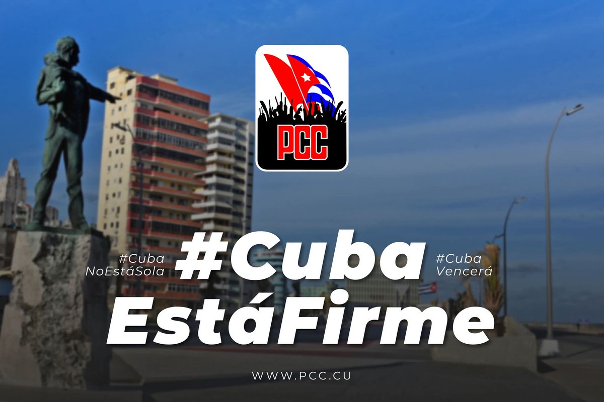 AFCanalCaribe's tweet photo. «Nos acompaña la convicción más profunda de que las ideas pueden más que las armas, por sofisticadas y poderosas que estas sean. Digamos como el Che cuando se despidió de nosotros: ¡Hasta la Victoria Siempre!»

#100AñosConFidel 

#CubaVencerá

#CubaEstáFirme https://t.co/LUr7mYyqcI