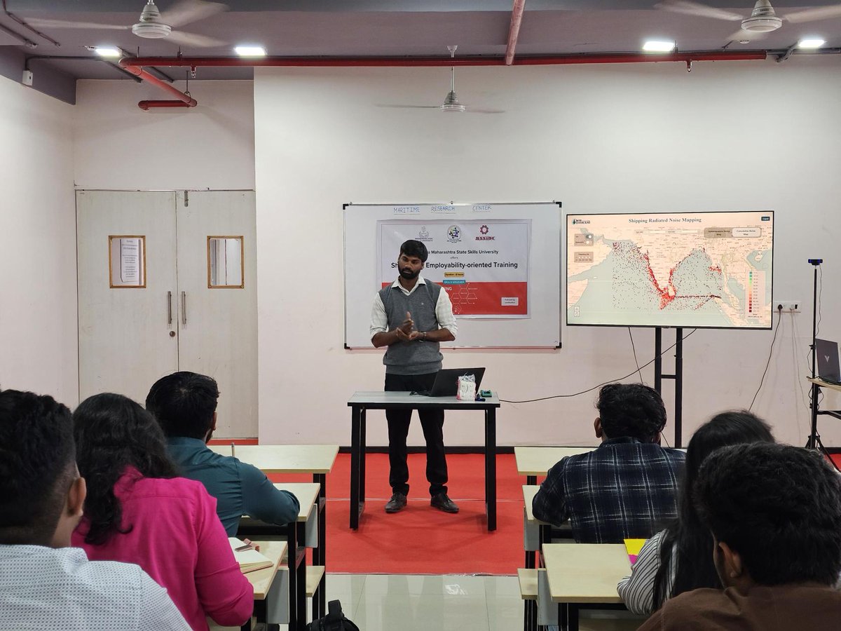 On 10 February 2026, the <a href="/MRCPune/">Maritime Research Center</a>, led by our Founder and Director, Dr (Cdr) <a href="/Arnab_UDA/">Arnab Das</a>, conducted a one-day training programme for undergraduate students of the Vishwakarama Institute of Information Technology (<a href="/viit_pune/">VIIT Pune</a>).

Organised under our ongoing collaboration with the
