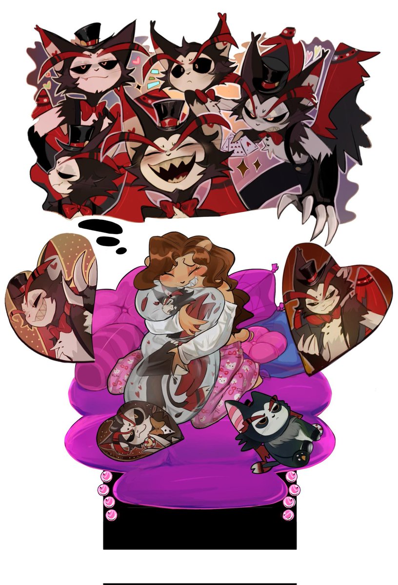 AHHHH Amo como dibuja <a href="/YOYO_L_F/">QUWI CLOWN</a> gracias a él tengo mucha comida 🥵

#Husk #HazbinHotel #oc