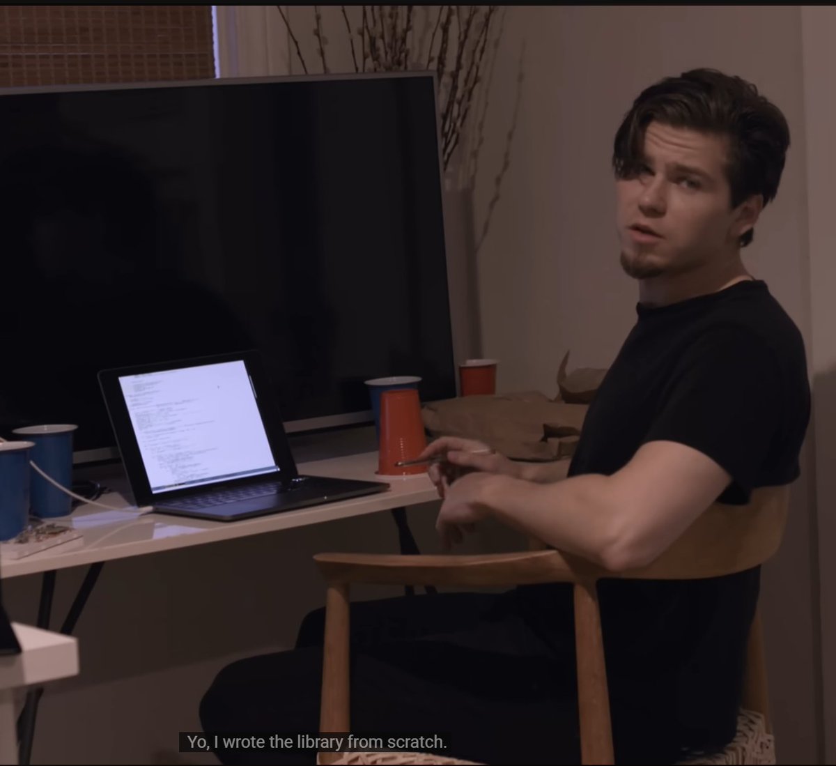 ChrisSymonds's tweet photo. @lexfridman @steipete As I watch this, I keep thinking of this guy. https://t.co/BZeiZpRDnX