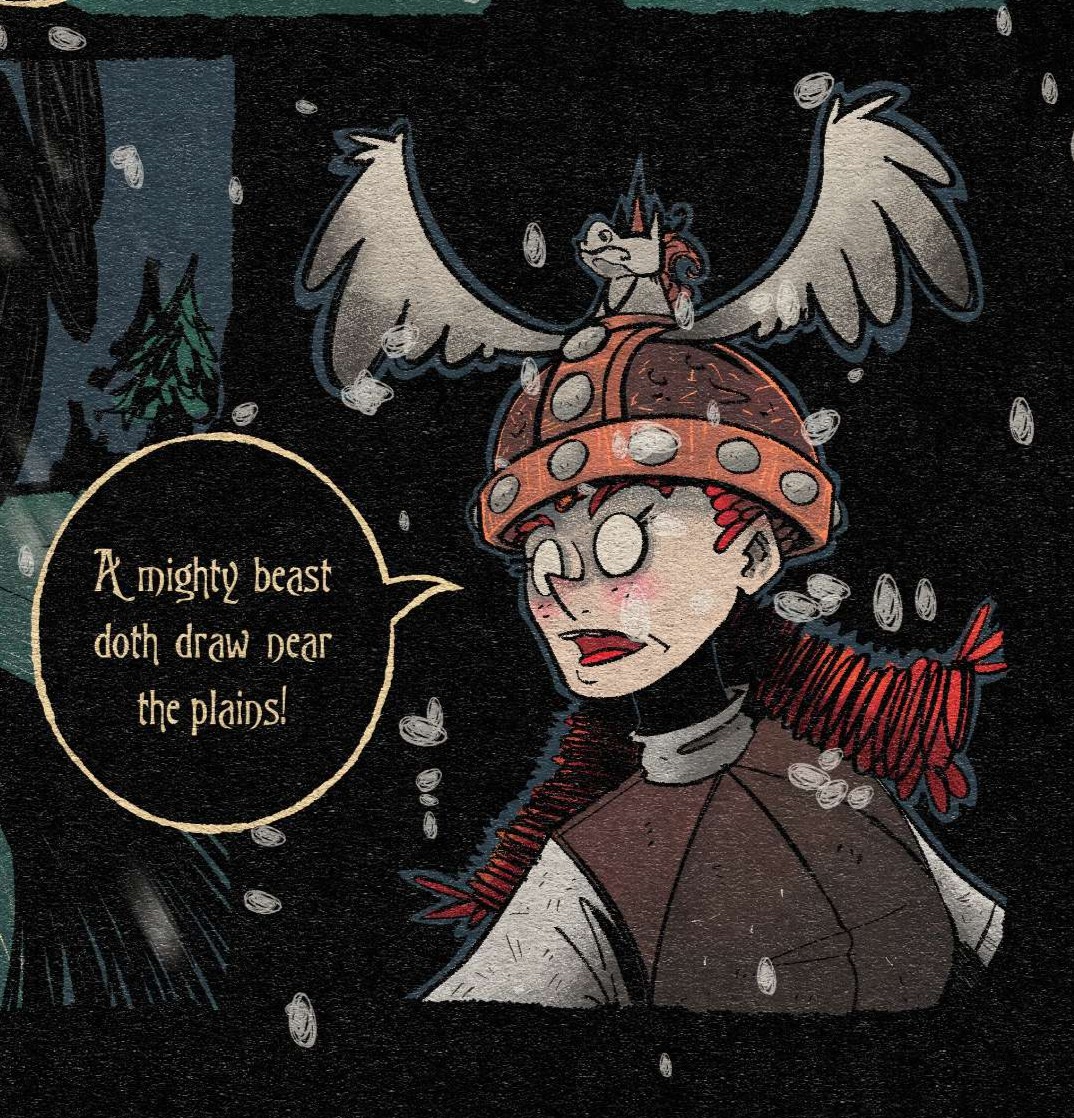 Georgephilip45's tweet photo. 🦄🗡 Don't Starve Together: Wigfrid's Arrival
⋆༺𓆩⚔𓆪༻⋆༺𓆩⚔𓆪༻⋆༺𓆩
Page 8 - 15 #DontStarveTogether #Wigfrid #ComicArt #IndieComics #MedievalFantasy #GameArt #DigitalArt #IndieArtist #StrongCharacters #VibrantColors #ComicBookArtist #ArtOfTheDay #GamingCommunity #FanArt https://t.co/I5oTLcqjsl