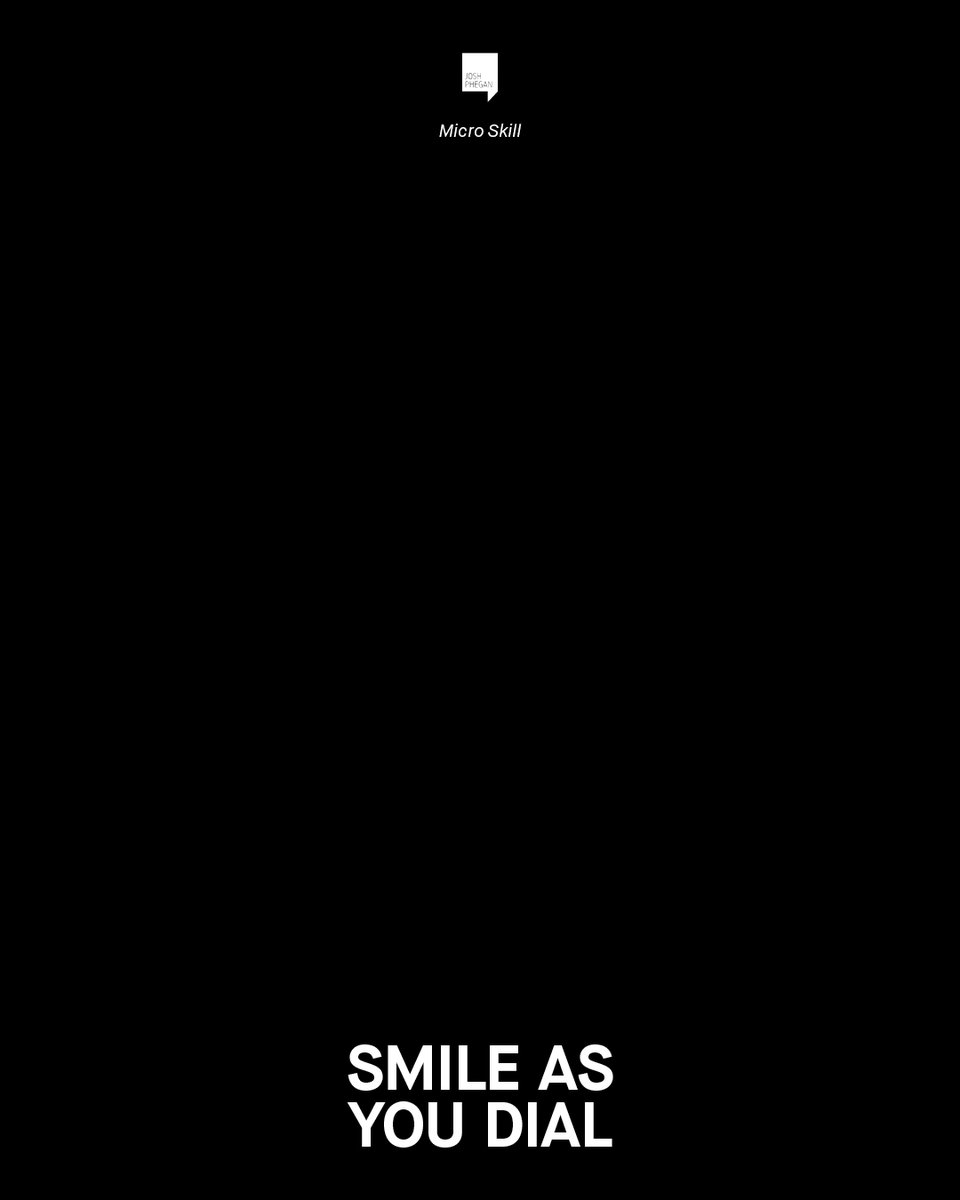 People can tell when you love what you do. 😍

Smile, and do it often. It changes how you sound and the results you achieve. 👏🏻