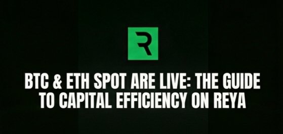 0xSlowHand's tweet photo. 🧵 The Capital Efficiency Game is Changing.

1/5: The Big Move 🚀 @reya_xyz just dropped a major update: BTC Spot is officially LIVE. 

Following the $ETH launch, you can now buy/sell/hold the two biggest assets in crypto directly on Reya. https://t.co/rZ39KHykQx