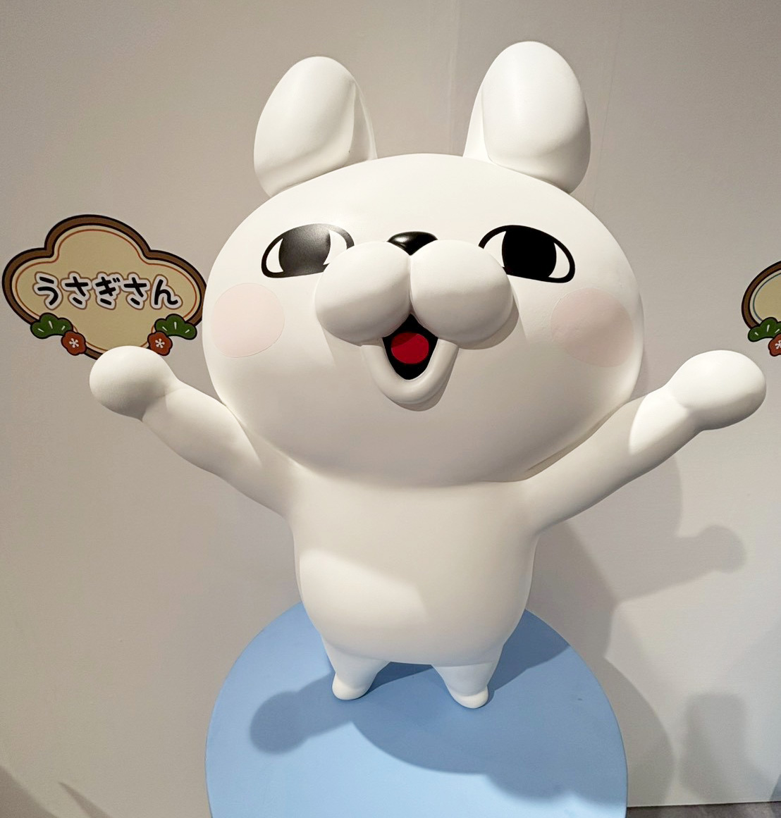 大ヨッシースタンプ展でも大好評だったうさぎさんたちの立像も本展で