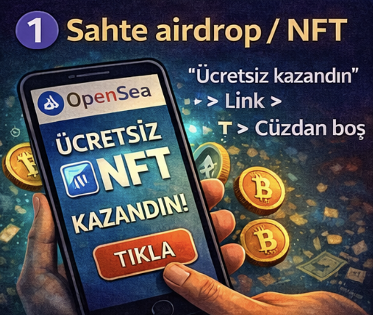 SiberZihinler's tweet photo. Kriptoda en zayıf halka: İNSAN
#siberzihinler #kiberpuls  #Kripto
#KriptoGüvenlik
#CüzdanGüvenliği
#Phishing
#Dolandırıcılık
#SiberGüvenlik
#Scam
#SeedPhrase https://t.co/pAf2rwiPW0