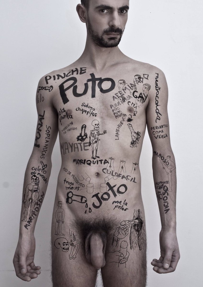 edgarnegretfog's tweet photo. "Pinche puto" obra de Valerio Gámez https://t.co/ra1fbOwrKe
