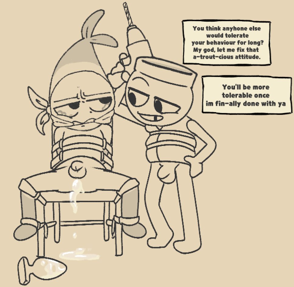 cw/ imminent lobotomy 

Finn had enough of Shrimpo's shit