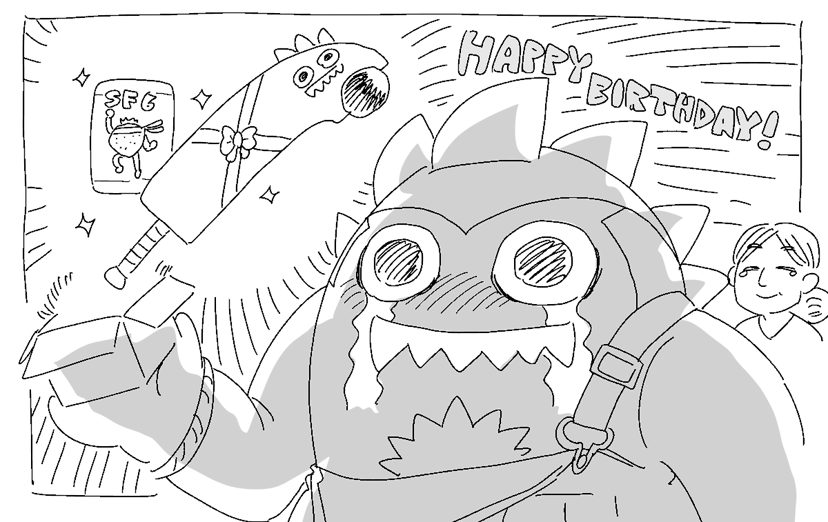ブランカ誕生日おめでとう。 