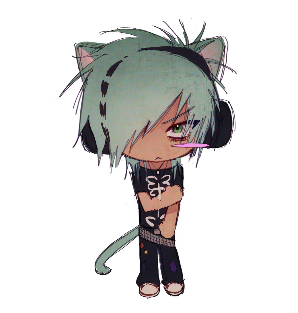 o66k0l's tweet image. i couldnt find a chibi emo cat till specifically for my pfp