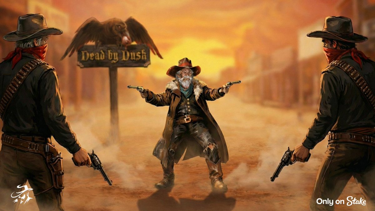 用不超过五个词，说明这个男人为何被通缉，就有机会赢取奖金。
附上您的投注编号可获得额外的抽奖机会 🤝
High Noon Studios 出品的 Dead by Dusk，Stake 独家上线。
活动详情请见<a href="/Stake/">Stake.com</a>官方推文，本条推文仅分享翻译与活动信息，不参与活动。