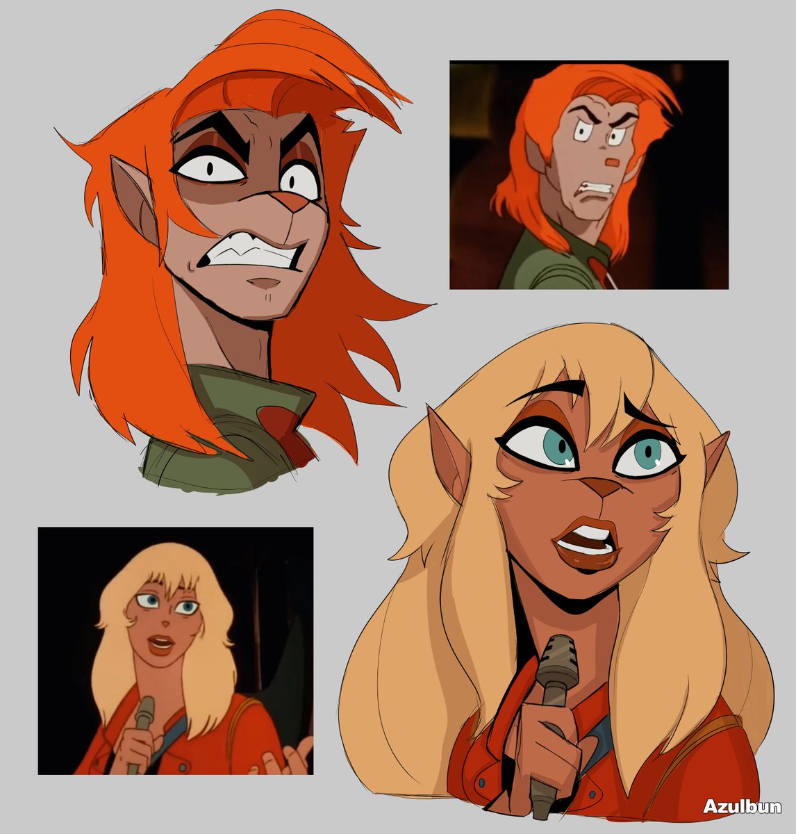 Sketch - finally watched the Rock and Rule movie!