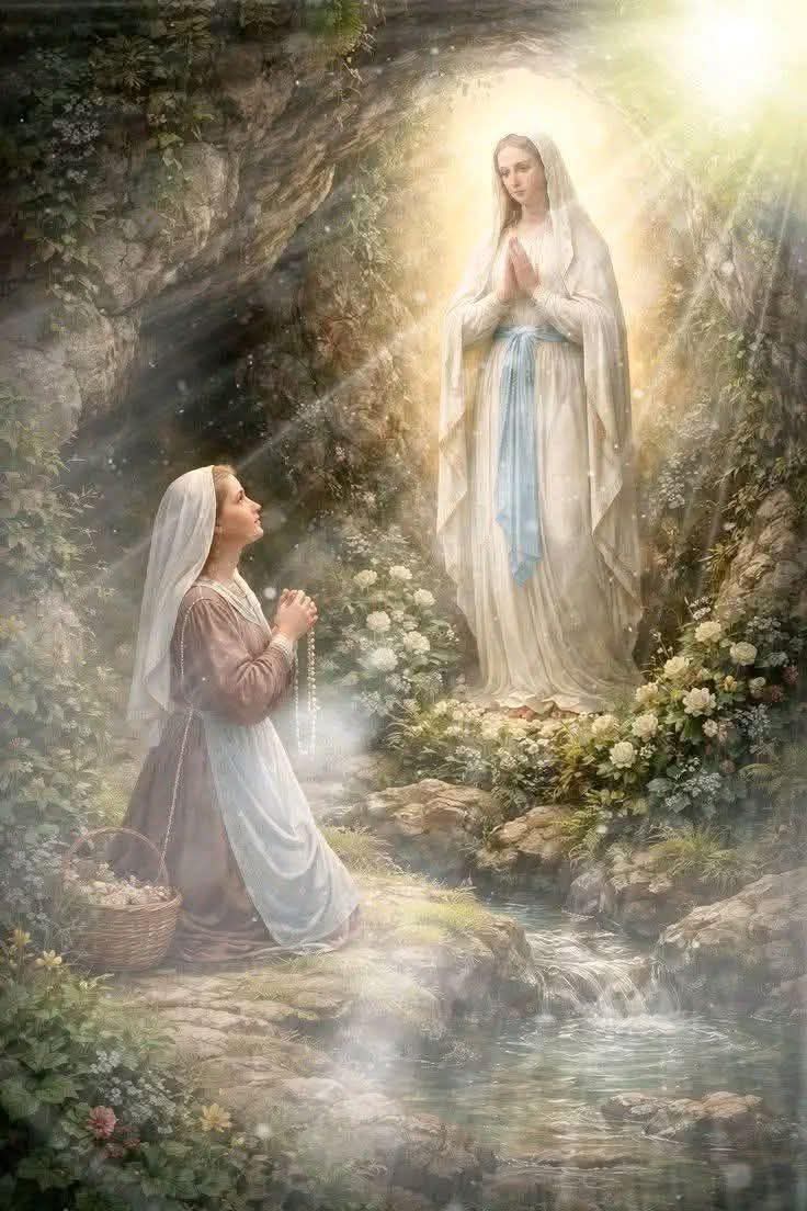 Bendita seas Santa Madre de Dios, ruega, pide e intercede por nosotros, amén.🙏❤️
#VirgenDeLourdes