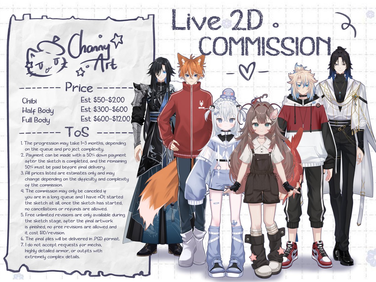 Channy | OPEN L2D COMMISSION tweet media
