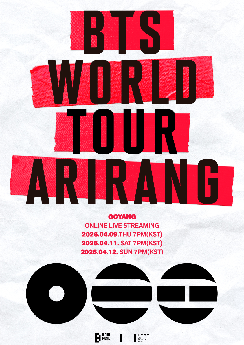 BTS WORLD TOUR ‘ARIRANG’ IN GOYANG オンライン・ライブ・ストリーミング実施のご案内🎤

詳しくはこちら→bts-official.jp/news/detail.ph…

#BTS 
#BTS_WORLDTOUR_ARIRANG
#BTS_WORLDTOUR_ARIRANG_GOYANG
