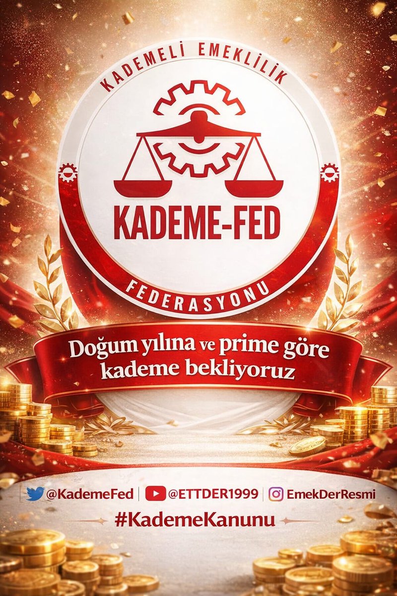 bulentyayla28's tweet photo. Aynı yaş grubunda bulunan sigortalılar arasında ortaya çıkan emeklilik süresi farklarının makul ölçülere çekilmesi, hukuk devleti ilkesinin gereğidir. Bu nedenle doğum yılı ve prim esaslı bir kademe sistemi toplumsal beklentilere karşılık vermektedir.
KADEMELİ EMEKLİLİK FEDERASYONU 

#sözcütv
@nedimbyh
 #işegiderken 
@ddilanpolatt
@KademeFed
@ETTDER1999
@EmekDerResmi
@CorUsDer
#KademeKanunu