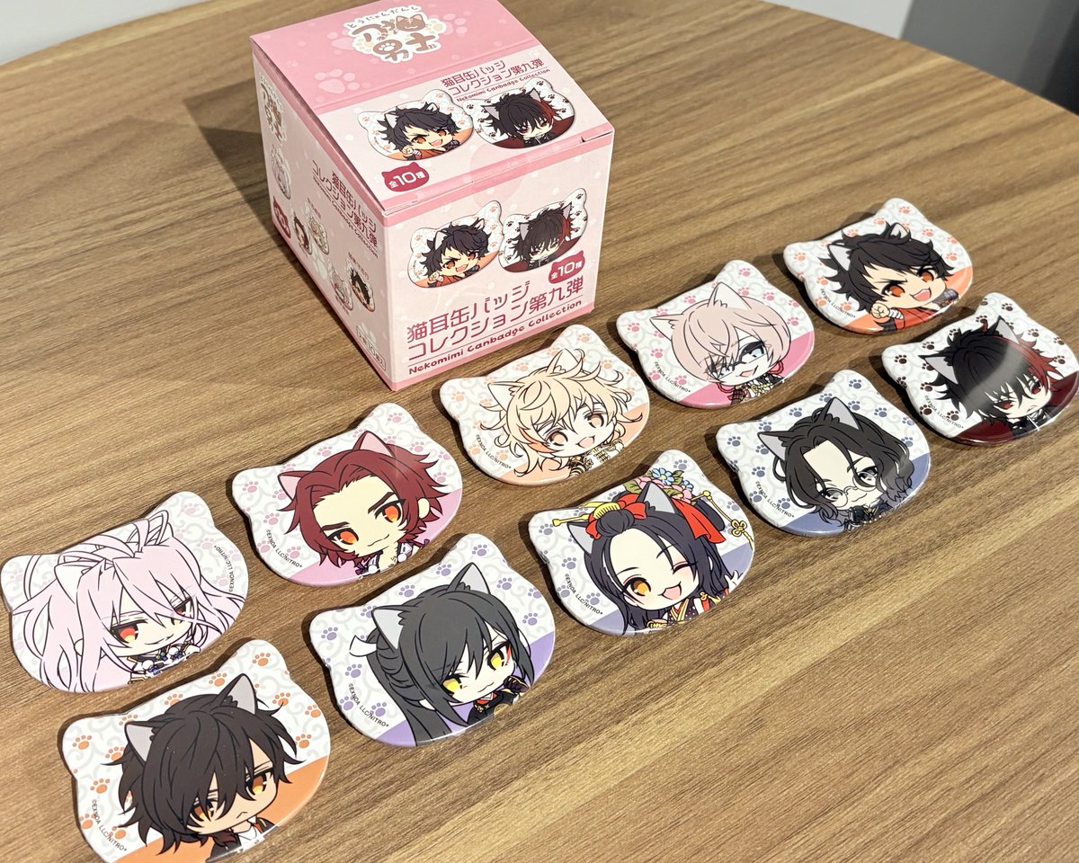 刀剣乱舞 刀猫男士』ポップアップストア 🐾猫耳缶バッジコレクション