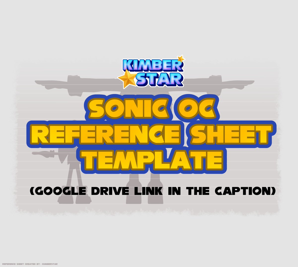 Kimberstar_'s tweet photo. Sonic OC Reference Sheet Template
▶️https://t.co/DRKF0tyAga

Many had been asking me about this...so I'm giving everyone a copy, make sure to credit me when using ^^ https://t.co/ad7oodxP8L