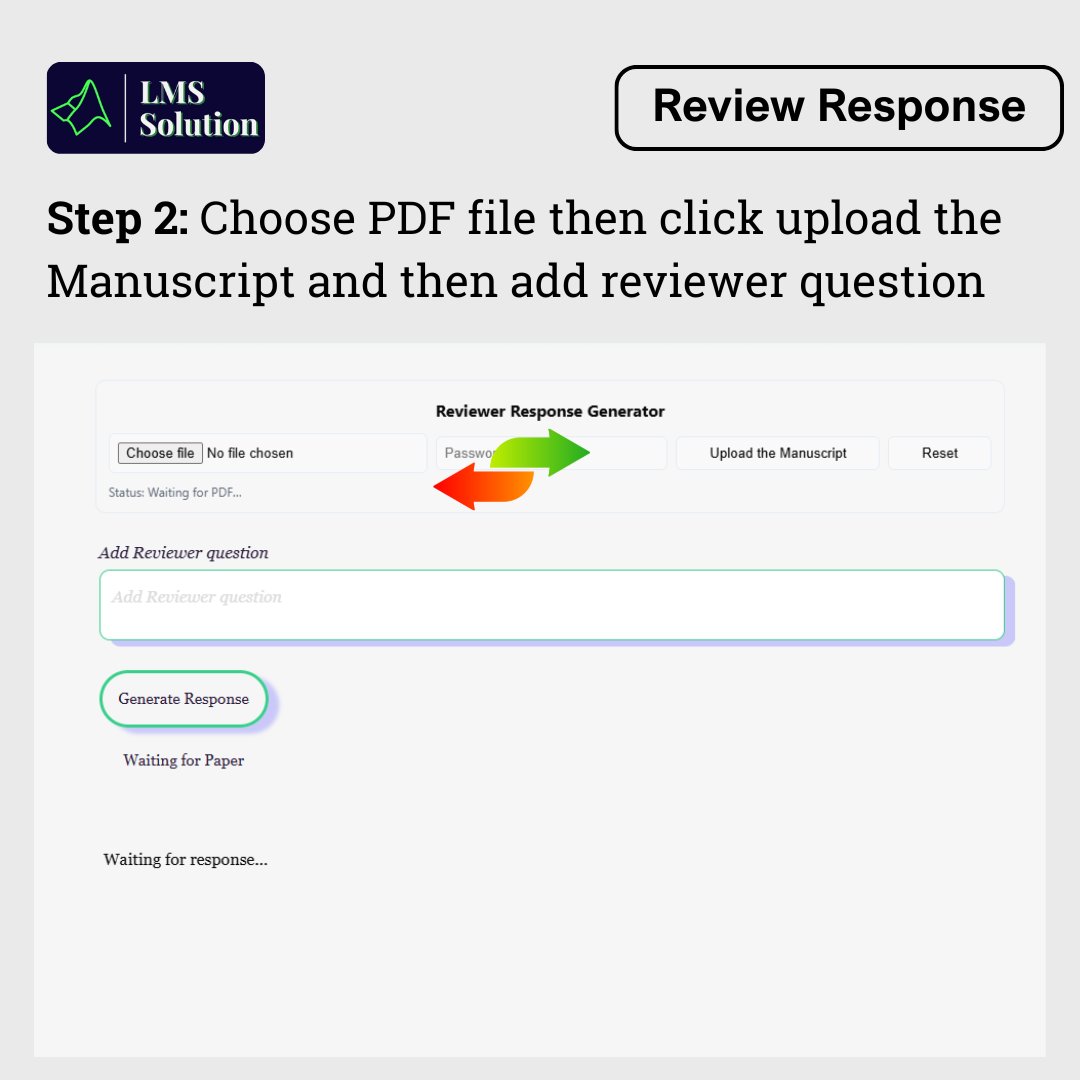 Lms_Solution's tweet photo. AI Reviewer Response Generator Template | LMSAI Research Support Tool

https://t.co/LPlc1BE2bu

Automatically generates structured responses to reviewer comments

Analyzes PDF manuscript and aligns answers with specific sections

#LMSsolution #ReviewerResponse https://t.co/Mu48AIj0fR