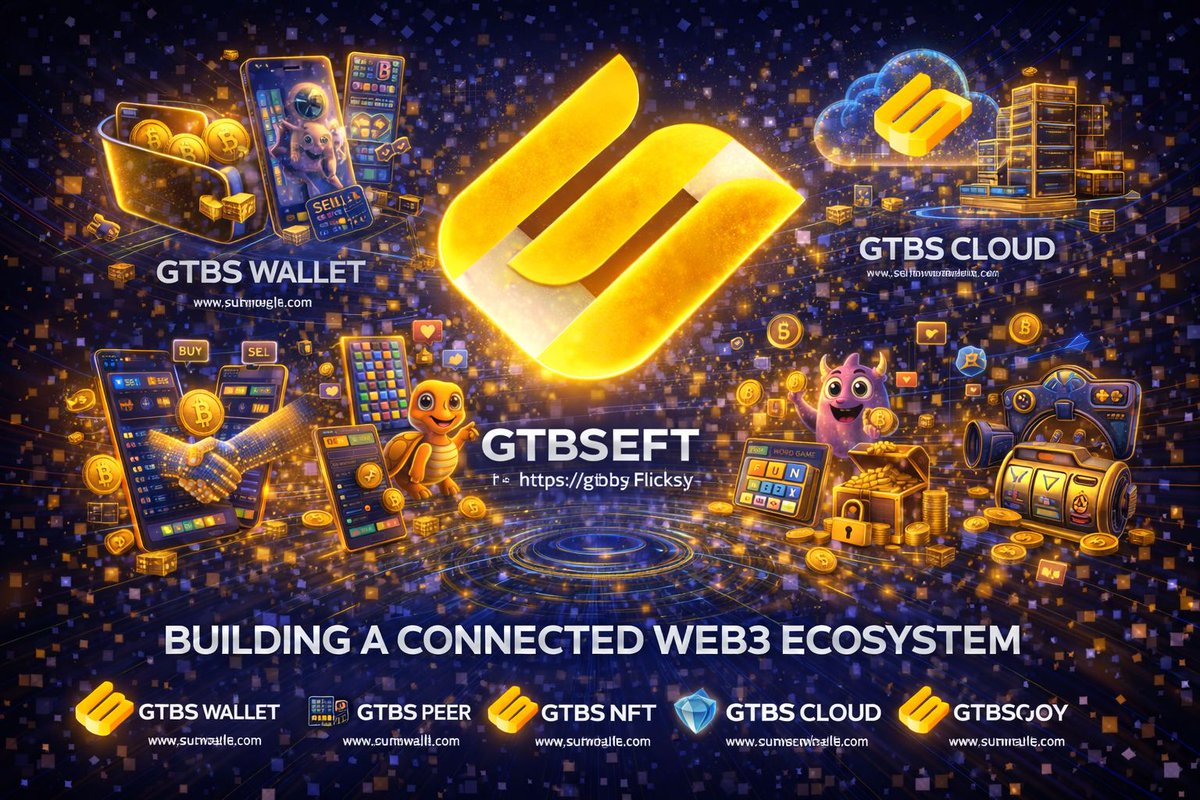 The future of Web3 is being built NOW.
GTBS is connecting Wallet, NFT, Cloud &amp; Peer into one powerful ecosystem.

Early movers win big. 🌍

#Web3 #Blockchain #Crypto #DeFi #NFT