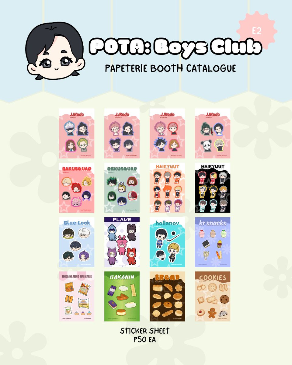 Papet3rie's tweet photo. Here's our product catalog 🎀
More items will be out on the day of the event!

Boys Club: A Celebration of Gay Love
📅February 14, 2026
📌Centris Elements, Quezon City
🕙10am to 10pm
🎟Entrance fee is only 100!

#patronofthearts #bl #yaoi https://t.co/NnVcLhkhIg