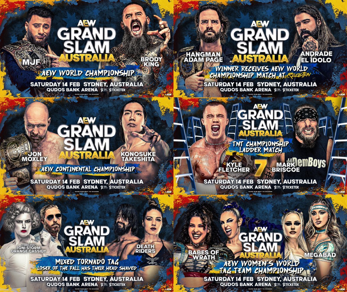 AEW Grand Slam Australia is more stacked than most WWE PLEs will be this year