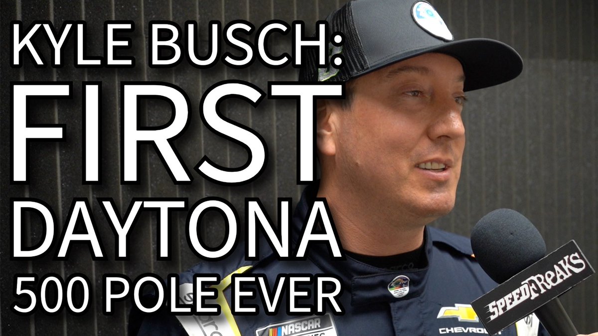 EXCLUSIVE: We spoke to <a href="/KyleBusch/">Kyle Busch</a> IMMEDIATELY after his pole winning lap ahead of the #Daytona500 

WATCH: youtu.be/8hnqFxbHRkU?si…