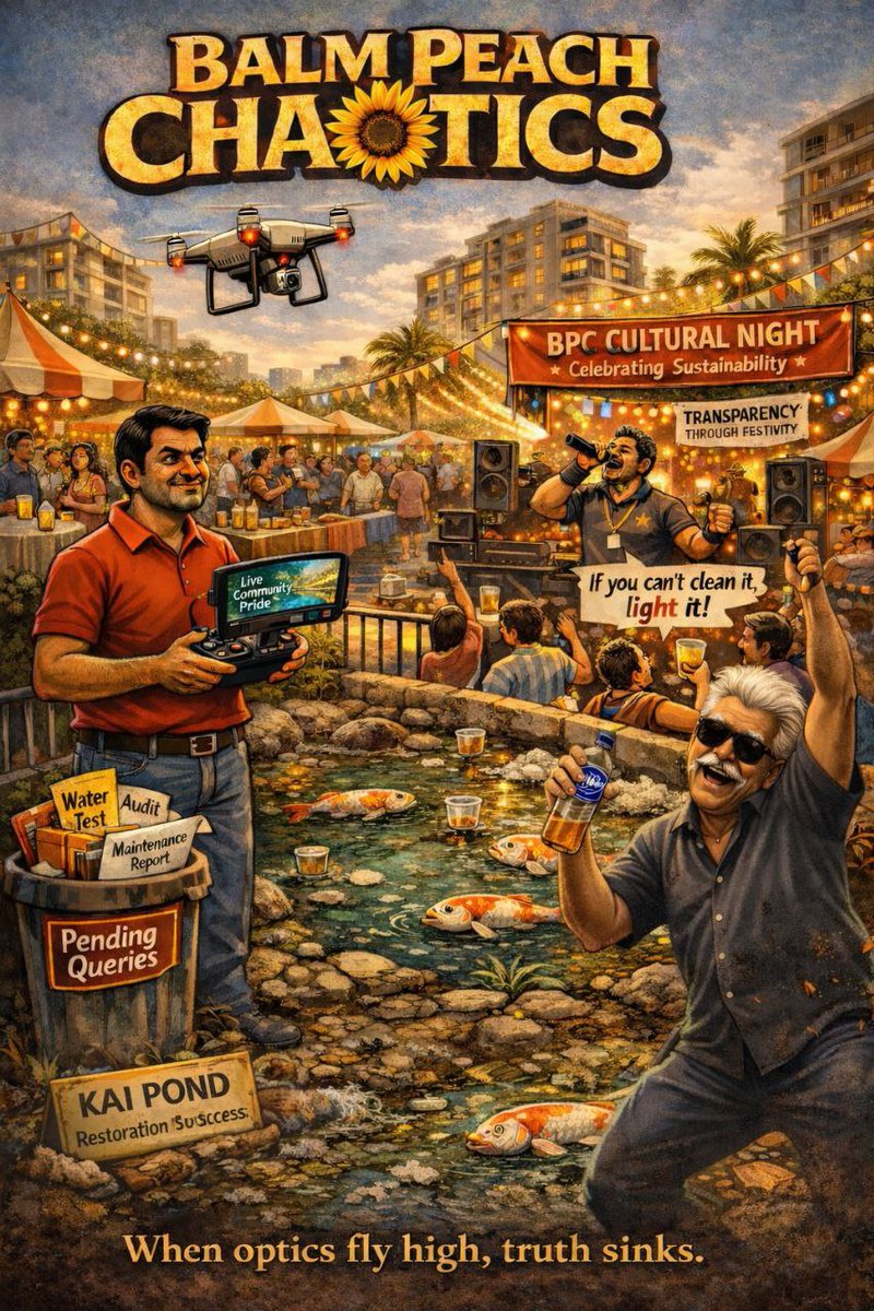 ArinjoyGhosh10's tweet image. #RWA s - #Bengaluru - Fun Facts
If your RWA is hiding behind hype cycles,influencer noise &amp;amp; glossy decks instead of transparent audits and verifiable cash flows it is waving a giant red flag.
@bcfowa @Vidyadharaaa @anilkalgi @DeccanHerald @theicai