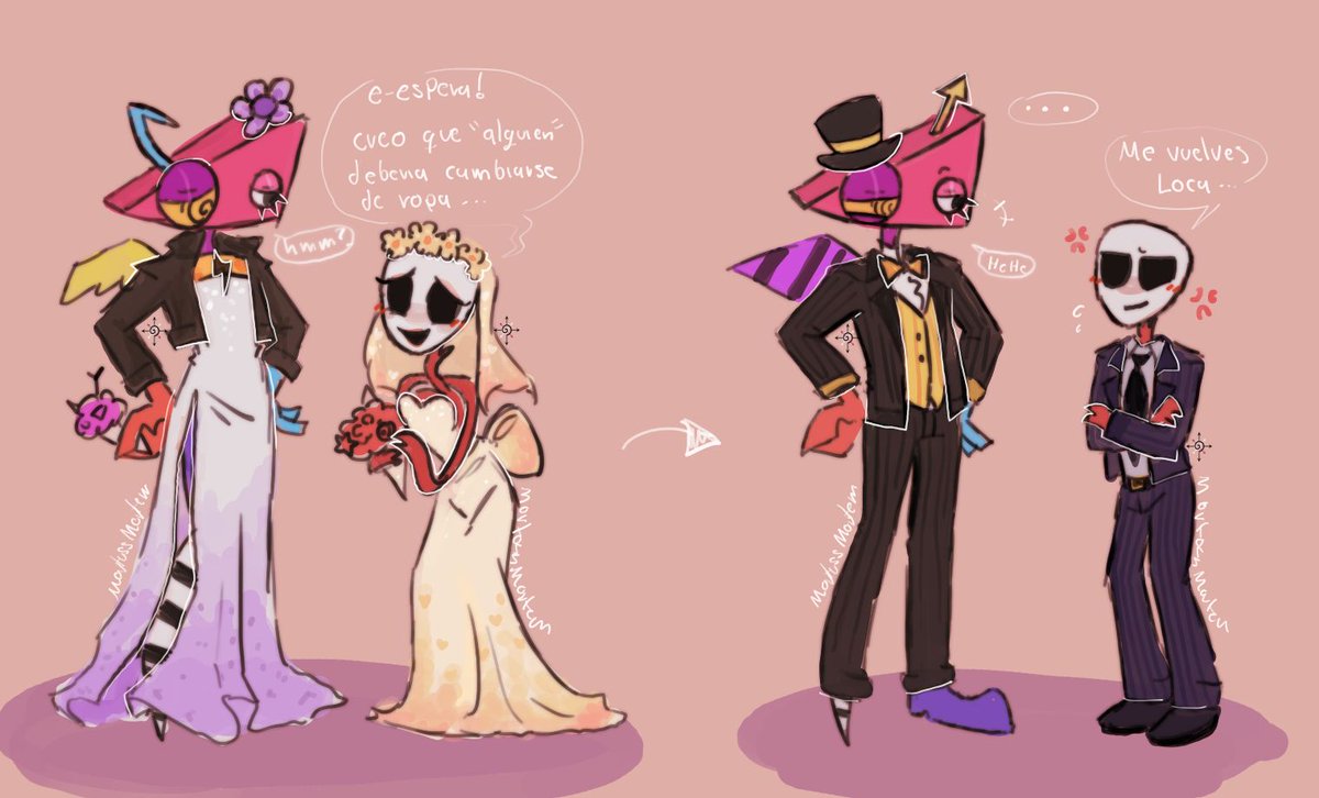 1:gangle: W-wait! I think "someone" should change their clothes
2: gangle: you drive me crazy...
#abstragedy #zooble #gangle #tadc #TheAmazingDigitalCircus