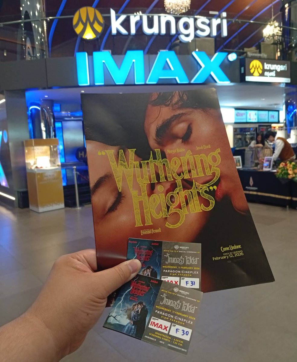 #WutheringHeightsMovie หนังโรแมนติก-ดราม่า ที่ดัดแปลงจากวรรณกรรมได้จัดจ้านทุกอารมณ์ ยั่วยวนและเร่าร้อน ภาพสวยชวนฝันมาก ดนตรีประกอบช่วยปลุกเร้าทุกอารมณ์ #MargotRobbie กับ #JacobElordi แสดงได้ยอดเยี่ยมทั้งคู่และเคมีเข้ากันสุด ดูแบบ IMAX ได้เสพงานภาพสุดยิ่งใหญ่แบบเต็มอิ่ม #movietwit