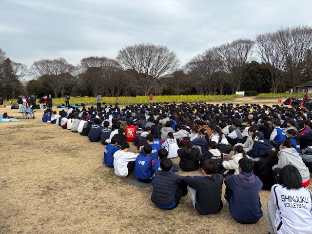 令和8年2月10日（火）　昭和記念公園にて
マラソン大会を実施しました。
＃都立新宿高校　＃マラソン大会
