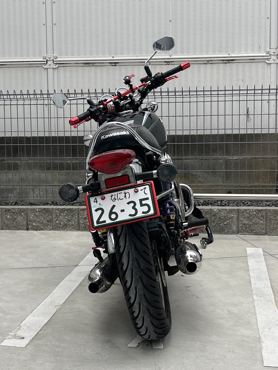 クルマは水戸のときと同じで ナンバーを819にしたので 引き続き バイク