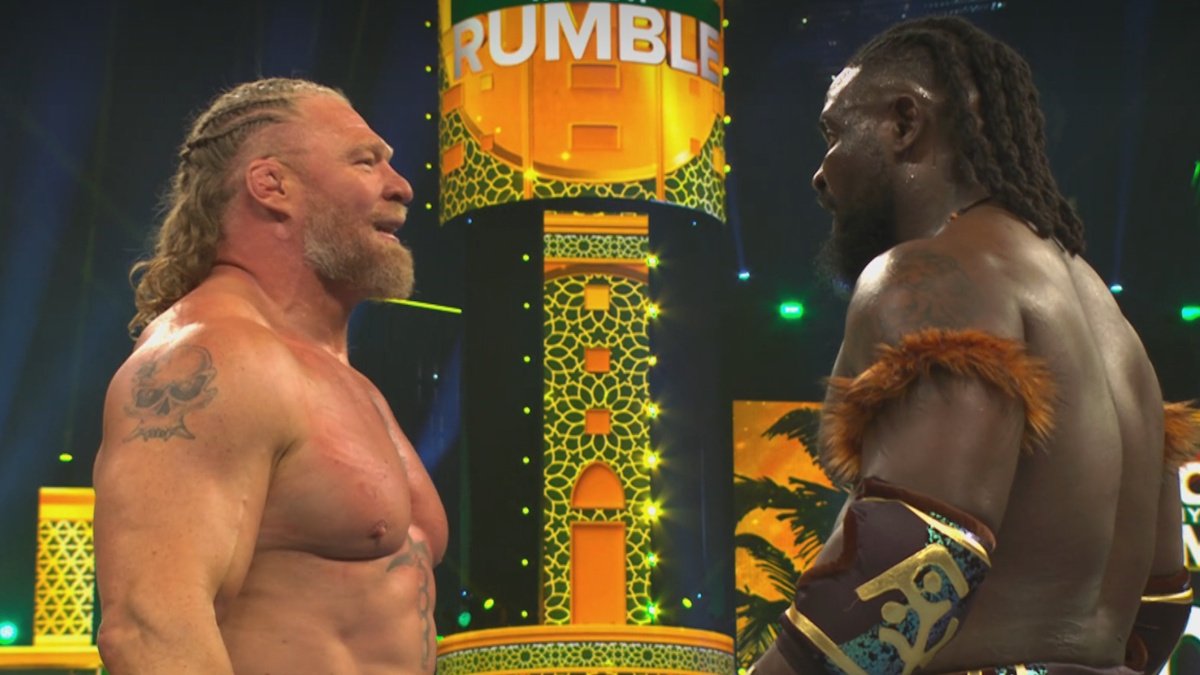 Oba Femi addresses his face-off with Brock Lesnar:

"There's so much nuance to that moment. Because it's one thing to have buzz online, but a lot of times, buzz online doesn't necessarily translate to what the casual crowd or the live crowd really wants.

"So at the beginning