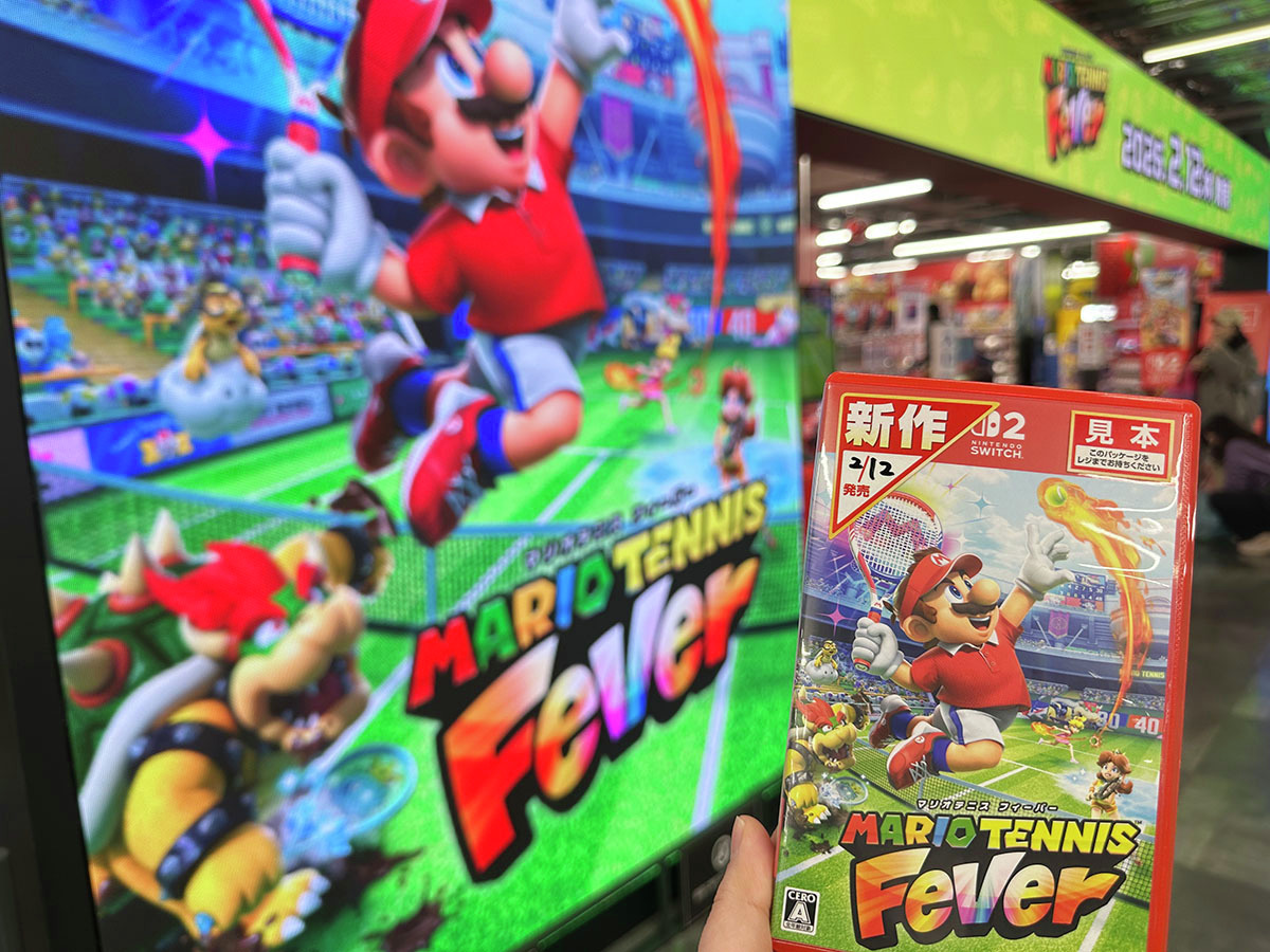 本日2/12(木)発売🎉 Nintendo Switch2ソフト 【マリオテニス