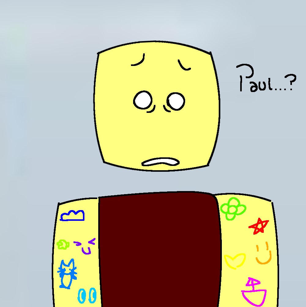 BMadricard17883's tweet image. "Paul...?"
Warning! Self harm :P (Tags ↓)
#paulsjourney #drawnout #booker #robloxart #roblox