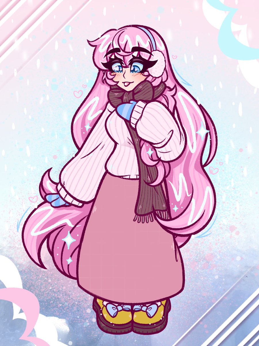 💕❄️ Luka hopes you’ve been staying warm #巡音ルカ